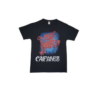Caifanes 2023 Tour T-Shirt Small Black Red Aztec Graphic Rock en Español Band T